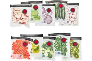 ZWILLING Fresh & Save 10-pc Small Vacuum Sealer Bags 1/2 Gallon, Reusable Snack Bags, Meal Prep