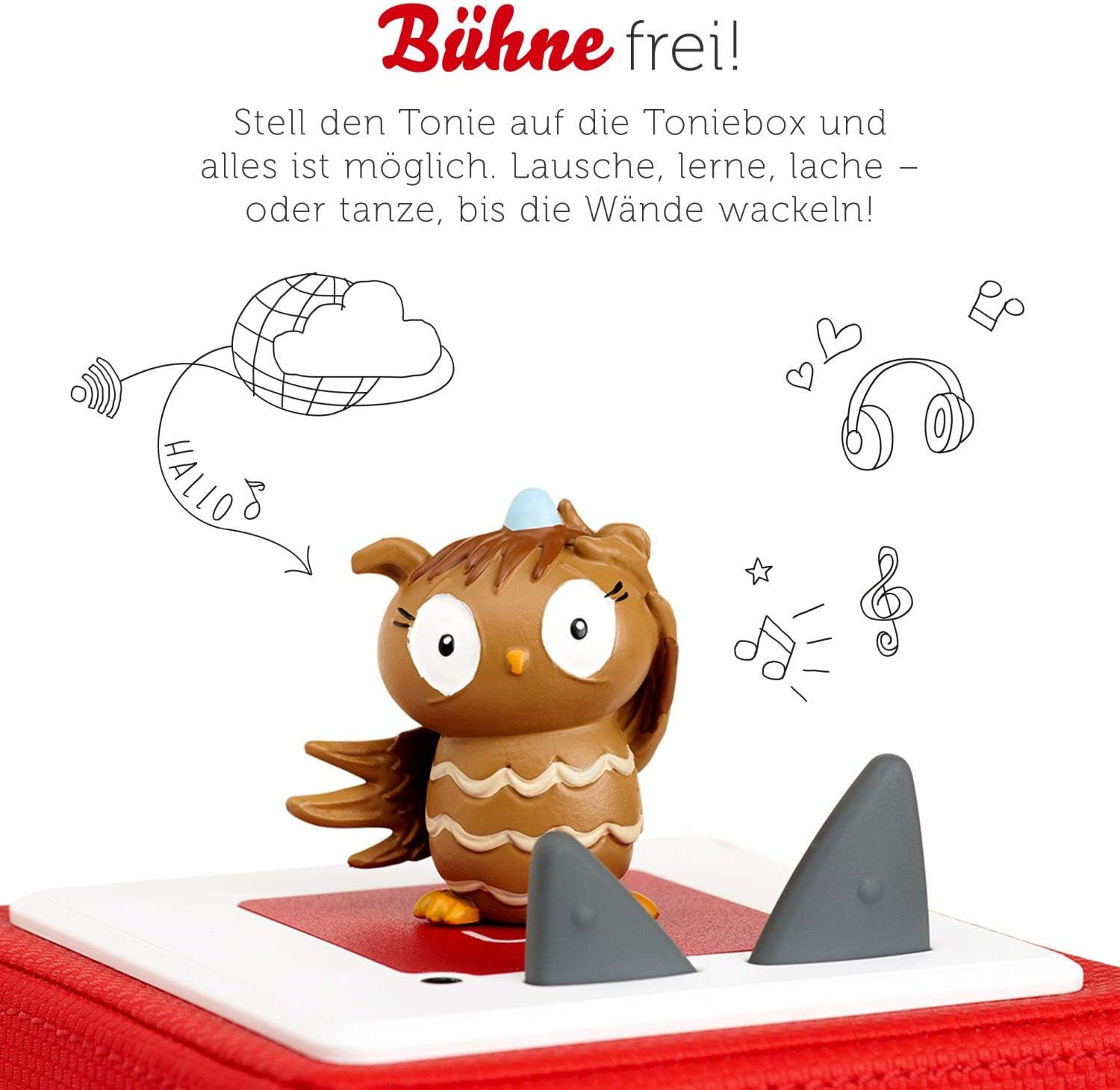 tonies Audio Figures for Toniebox: The Owl with the Beule, Audio Book and Songs for Children Figure - Image 3