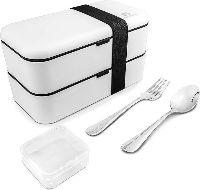 LeakProof Lunch Box for Women, Men & Kids Bento Box Adult Lunch Box