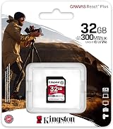 Kingston Canvas React Plus 32GB SDHC UHS-II V90 U3 4K 8K Card view 3