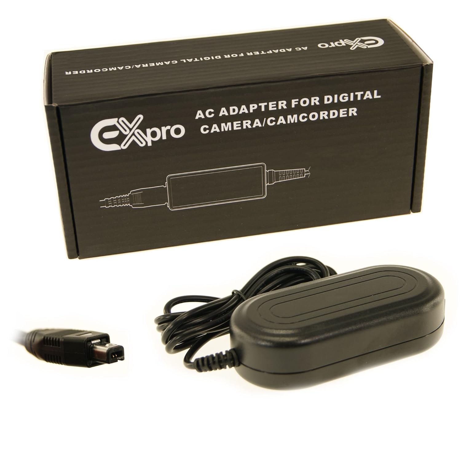 HQRP Adaptador de CA compatible con Pentax K-AC50 39365 39364 K5 K7 K10D K20D K645 cable de alimentación para cámara SLR digital K-5 K-7 K-10D K-20D K-645 + adaptador de enchufe