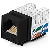 Everest Media Solutions 90° Angled CAT6A Keystone
