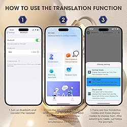 Real Time Language Translator Earbuds, 2025 New Ai