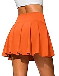 SANTINY 14" Tennis Skirt Golf Skorts with Pockets