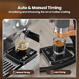 Maestri House Rechargeable Mini Espresso Scale with Timer 2kg/0.1g Black view 3