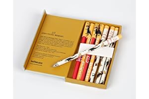 teNeues - 8-Pen Set: Pez Dispenser Jean-Michel Basquiat, 8 Ballpoint Pens, Unique Paper Wrapped Barrel, Soft Touch, Sleek Case: Set of 8 Ball Point Pens in a Slim Case