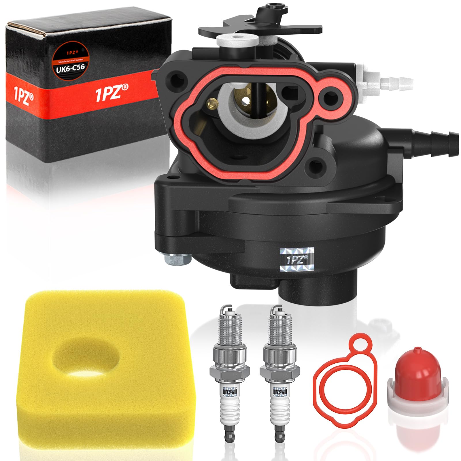 1PZ UK6-C56 Carburetor Carb Set 595656 591979 799583 Fit for Briggs & Stratton 300E 450E Engines Lawn Mower Spare Parts