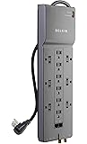 Belkin 12 Outlet Home/Office Surge Protector with Phone/Ethernet/Coaxial Protection and Extended Cord 4156 Joules