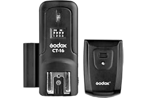 Godox CT-16 16 Channels Wireless Radio Flash Trigger for Canon Nikon Pentax DSLR Camera Studio Flash (Transmitter + Receiver)