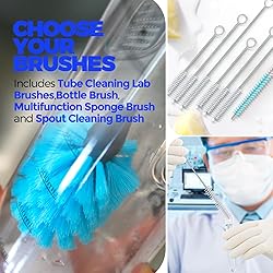 Holikme Bottle Brush Tube Cleaning Lab Set with