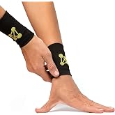 CopperJoint Wrist Compression Sleeve Men &amp; Women, Yoga, 20-30 mmHg, Medium | Moisture-Wicking Fabric, Breathable Fit, Odor Control, Weight Training, Bowling, Golf, Flexible All-Day Wear