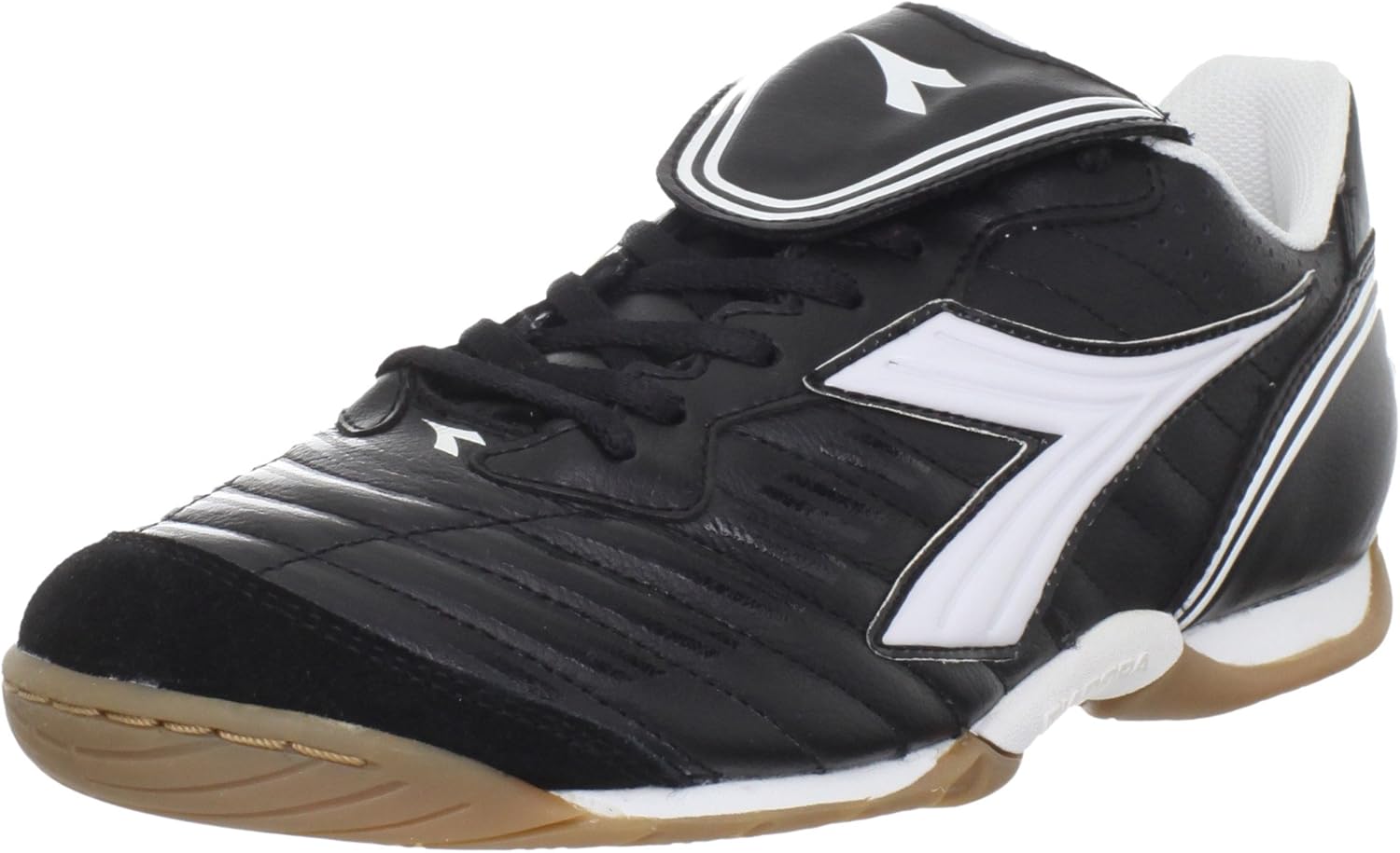 Amazon.com | Diadora Men's Scudetto LT ID Soccer Shoe, Black/White, 12.5 M US | Soccer