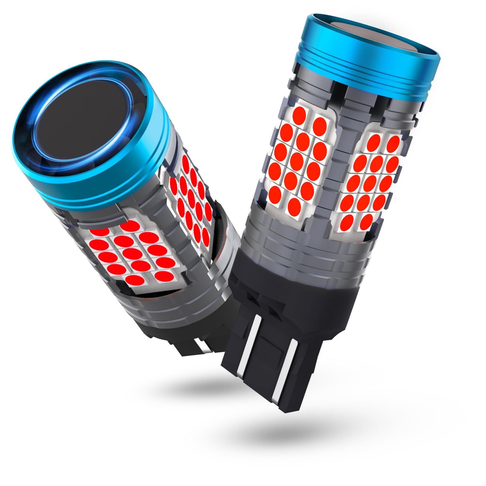 Photo 1 of evntyps CANBUS 7443 LED Bulb Red With Built-in Resistor CANBUS Ready for Brake Light 7443R W21W 7440 LED Tail Light Bulb Error Free,7444A LED Bulb Replacement for Rear Turn Signal Lights(2pcs)