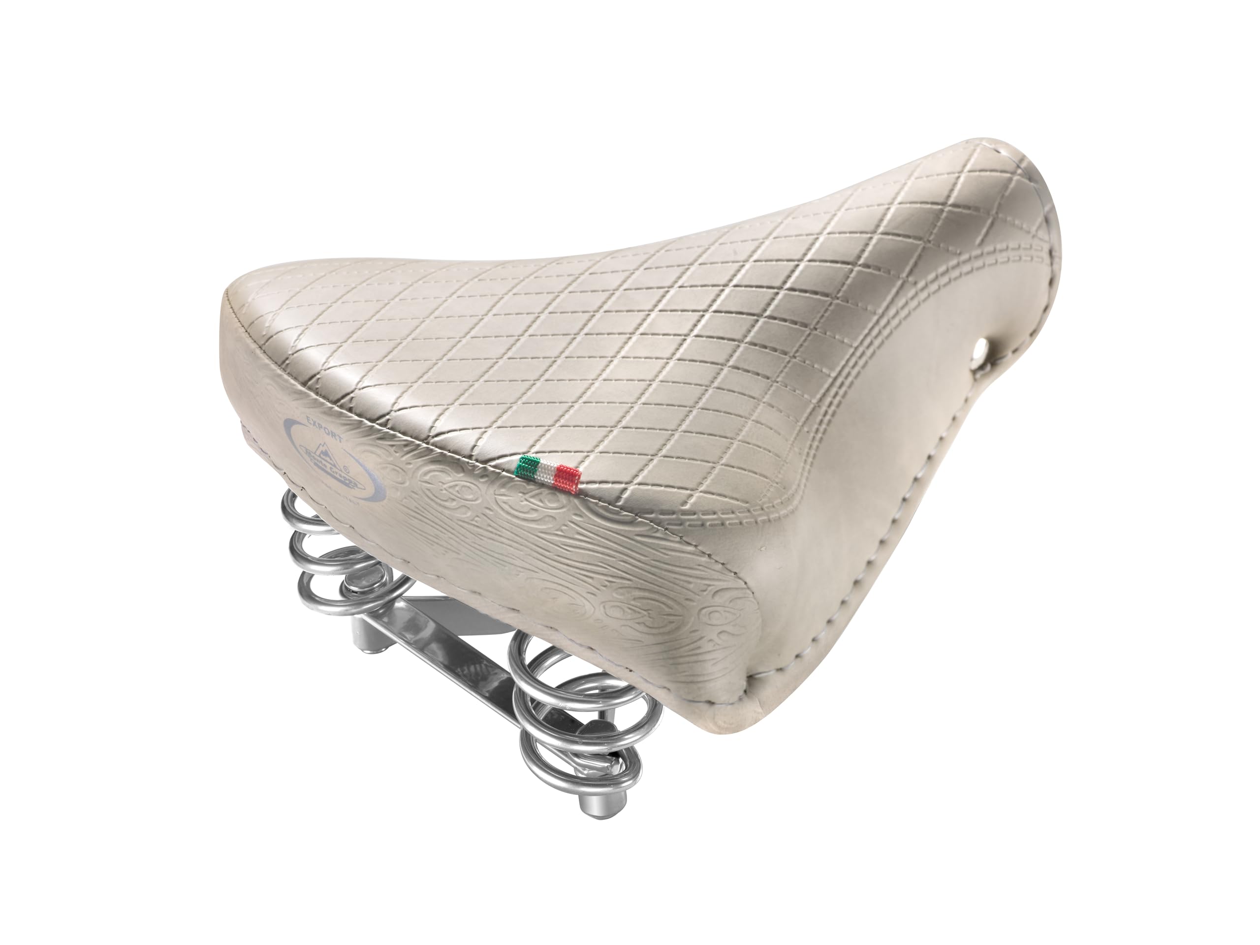 Montegrappa Original Ultra Soft Synthetic Leather Saddle with Double Spring MOD 1750 (Colour: Dark Beige)