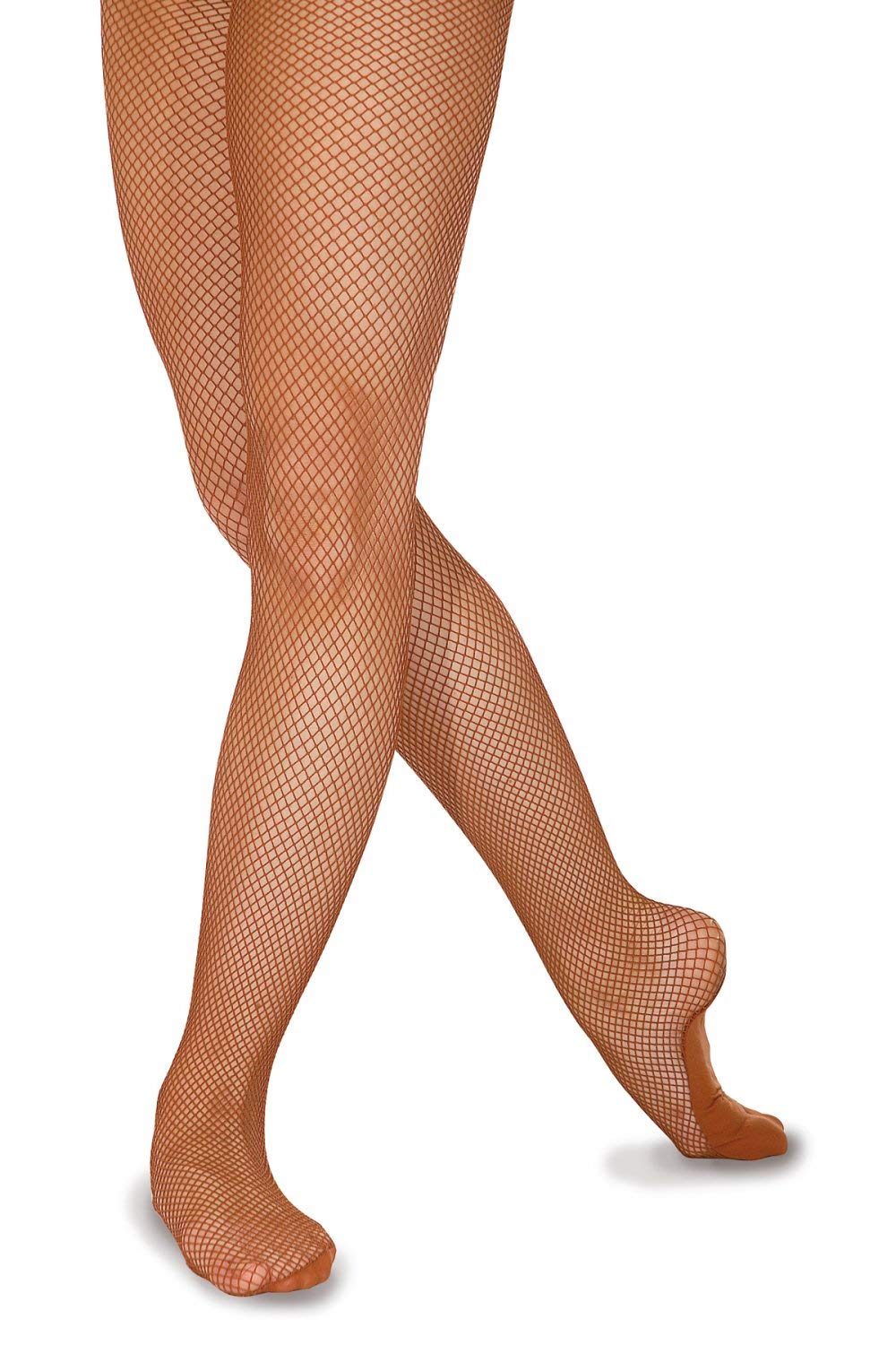 Roch Valley FL1 Professional Fishnet Tights Tan S/M