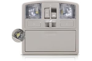 RHAOCZIYAUTO LED Overhead Console w/Housing & Sunroof Switch Fit for Mazda 3 2010 2011 2012 2013, Interior Ceiling Roof Reading Dome Light Map Lamp Replace# BBM6-69-970B-75, BCN8-69-970B-75, BBM669970B75
