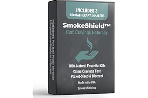 Basic Vigor SmokeShield Aromatherapy Inhaler 3-Pack with Black Pepper – Use Daily for 30 Days for Gradual Craving Support – Made in USA