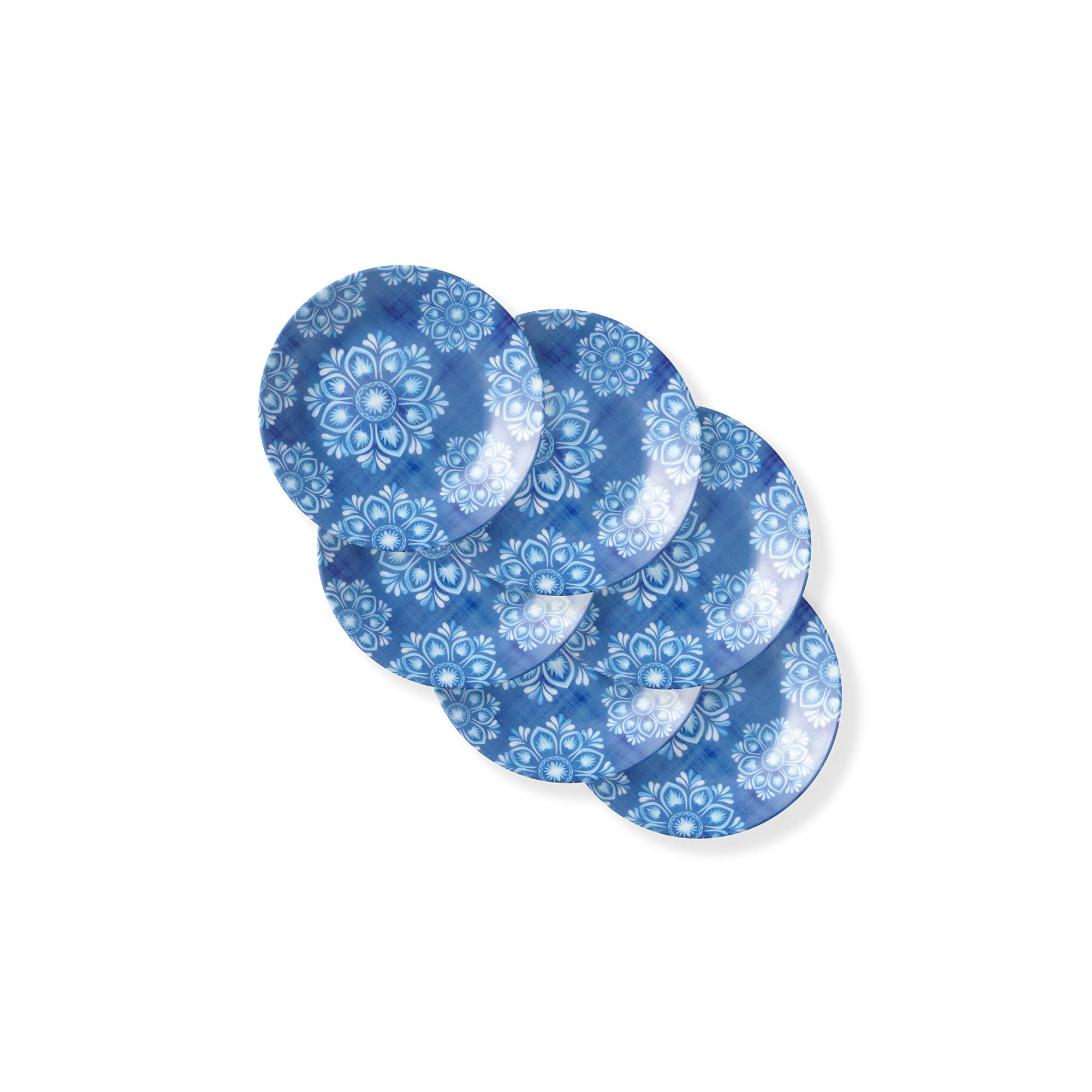 Corelle Chip Resistant Appetizer Plates, 6-Piece, Lisbon Terrace