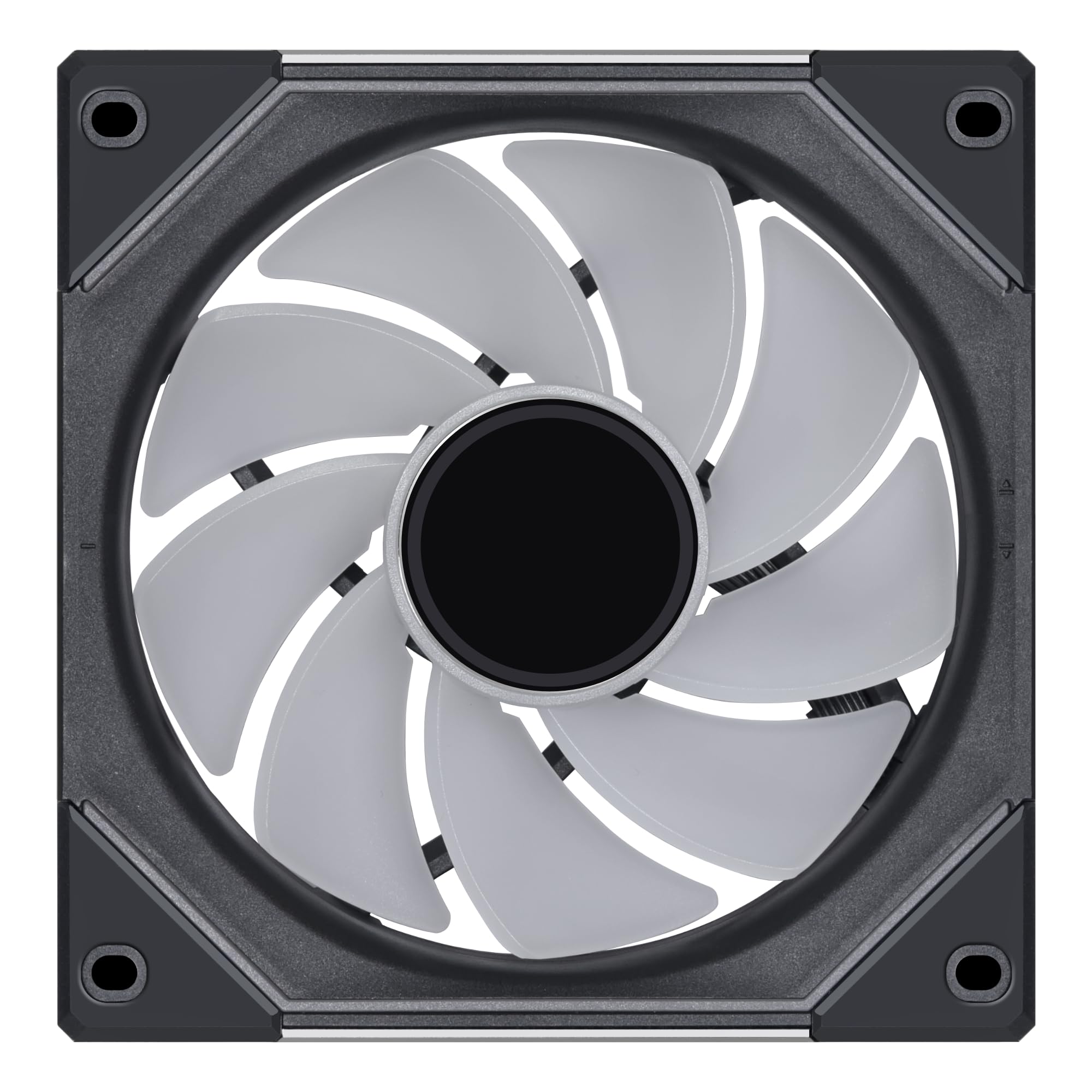 Lian Li UNI Fan SL-Infinity 120 Reverse Blade-Single Pack-ARGB Fan (Non-Wireless) -Daisy-Chain Design-Infinity Mirror-Cable Management-Customizable Lighting Effects-Black-(UF-RSLIN120-1B)