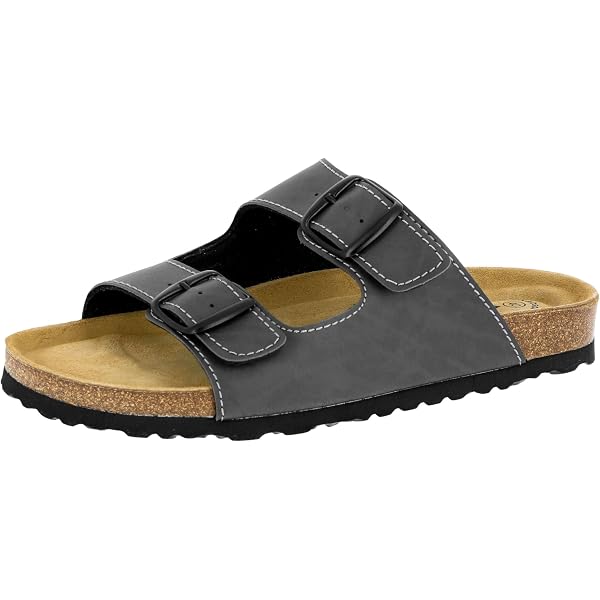 Zuecos Lico Para Hombre – Pantuflas Con Suela De Corcho Y Ajuste Cómodo