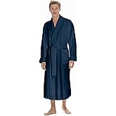 Boca Microfiber Robe for Men, Luxury Hotel, Spa & Resort Bath Robe. Plush Mens Bathrobe with Pockets