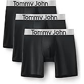 Tommy John Men's Sport Micro 6" Mid-Length Boxer Brief Underwear, 3-Pack
