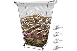 mopha Trash Bag Holder Stand- Garden Garbage Bag Holder Frame Holds 30-45 Gallon Bags-Multi-Use Outdoor Leaf Bag Stand for Yard Camping Garden Lawn Party Supplies