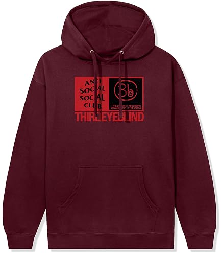 Amazon.com: Anti Social Social Club UK Flag Hoodie - Black