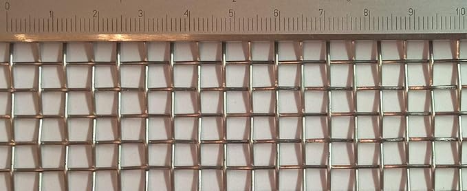 Filterbau Edelstahl Drahtgewebe mit 5 mm Maschenweite, 1 mm Drahtstärke. 1m x 50cm