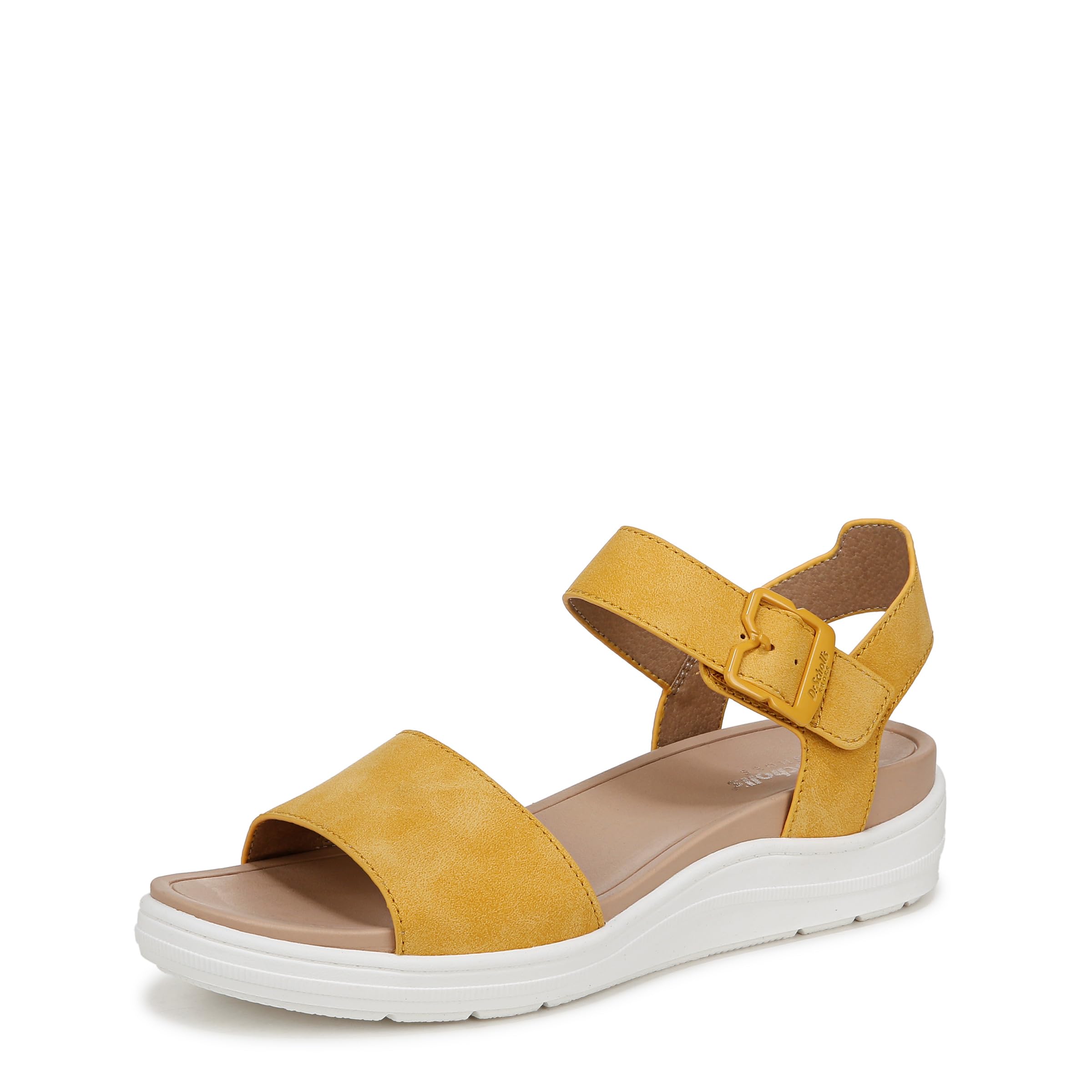 Dr. Scholl’s Womens Time Off Sky Sandal Sunset Yellow Smooth 11 M
