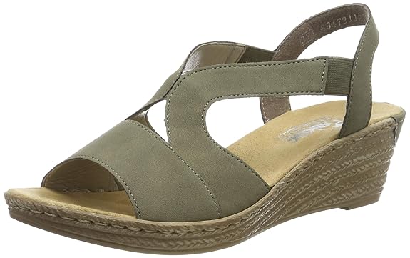 Rieker Damen 62429-54 Geschlossene Sandalen