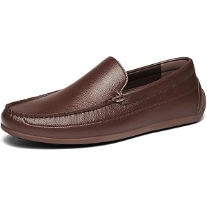 HEEZ Men's Driving Loafers Casual Slip On Loafers for Men Moccasins Shoes | Lightweight Flexible Rubber Sole, Comfortable Cus