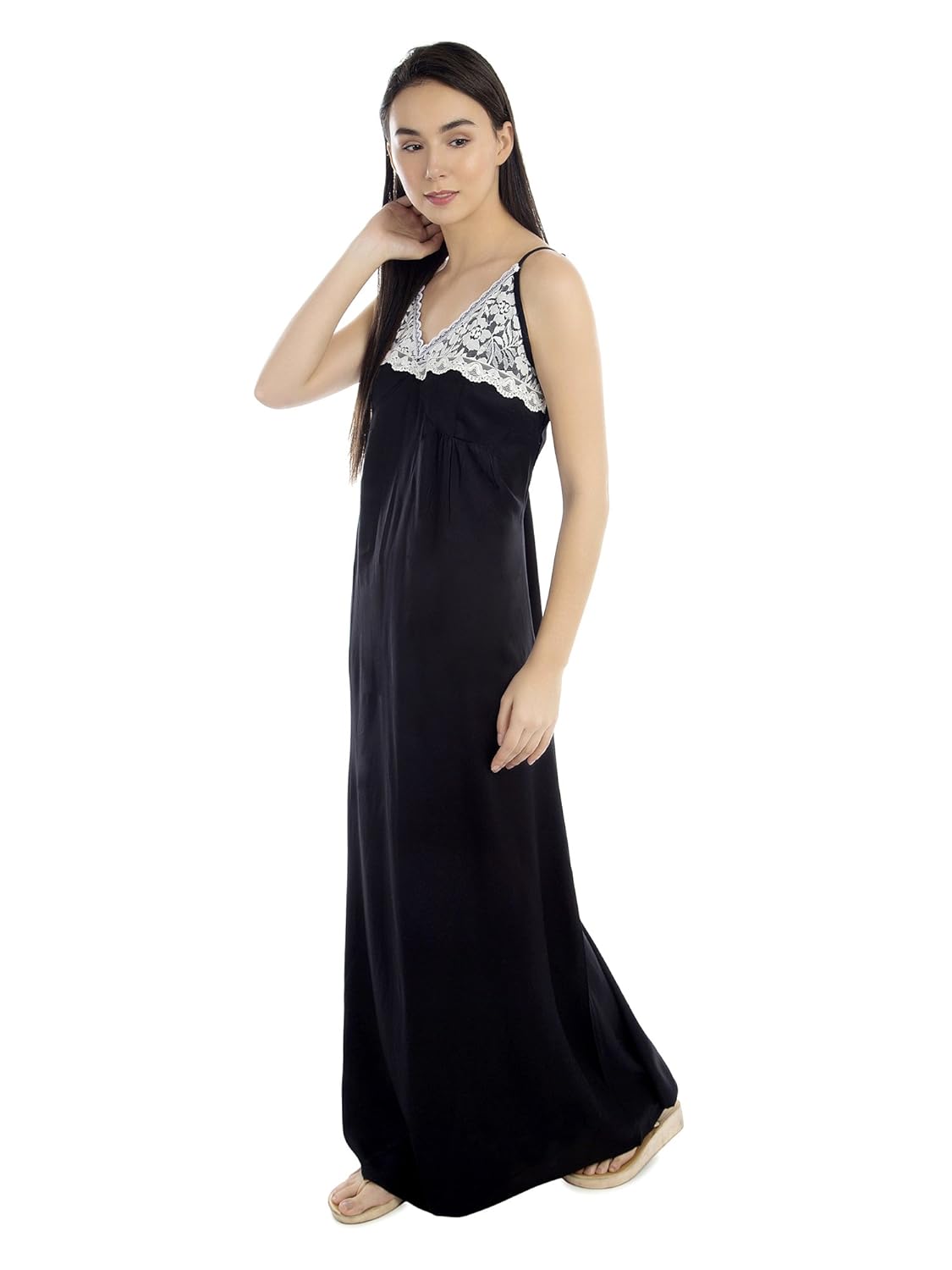 Empire Nighty Night Dress Nightwear Night Gown for Women Ladies Girls