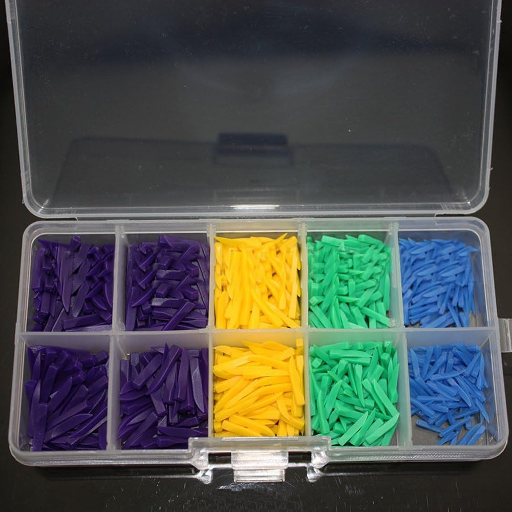 NSKR HPS 4 Sizes Dental Wedges Disposable Oral Diastema Filling Auxiliary Tool 800 pcs