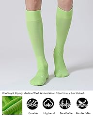 CelerSport 2 Pack Soccer Socks for Youth Kids Adult