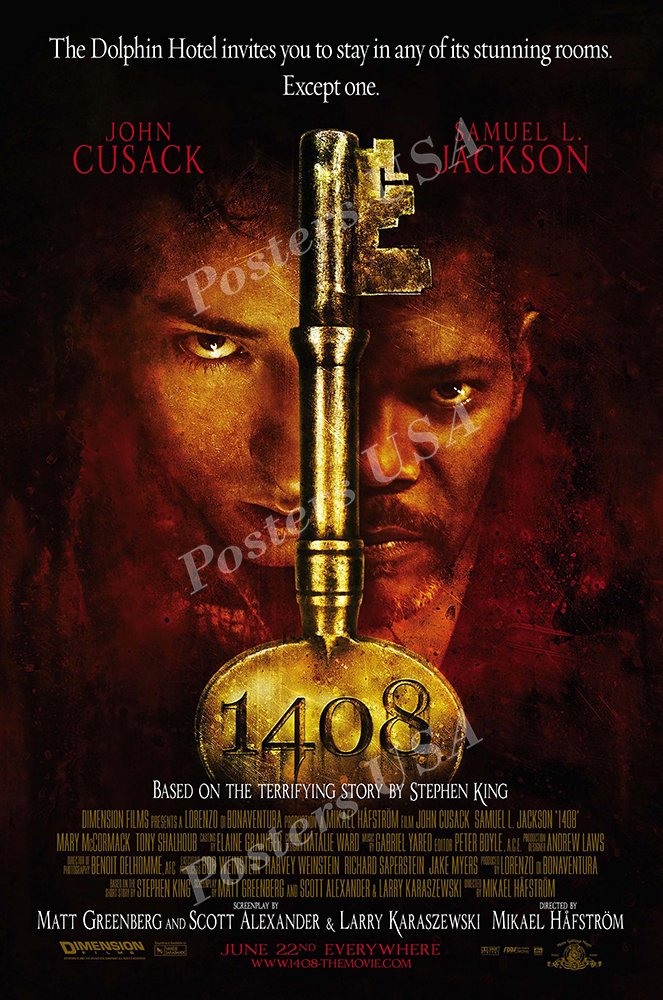 PremiumPrints - Samual L Jackson 1408 Movie Poster - XFIL496 (Premium Canvas 11" x 17" (28 cm x 43 cm))