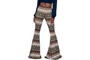 Herose Tall Ladies Soft Flared Leggings Pants Floor Length S-2XL