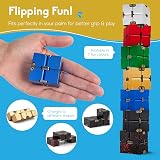 PILPOC theFube Infinity Cube Fidget Toy Black Aluminum with Case view 5