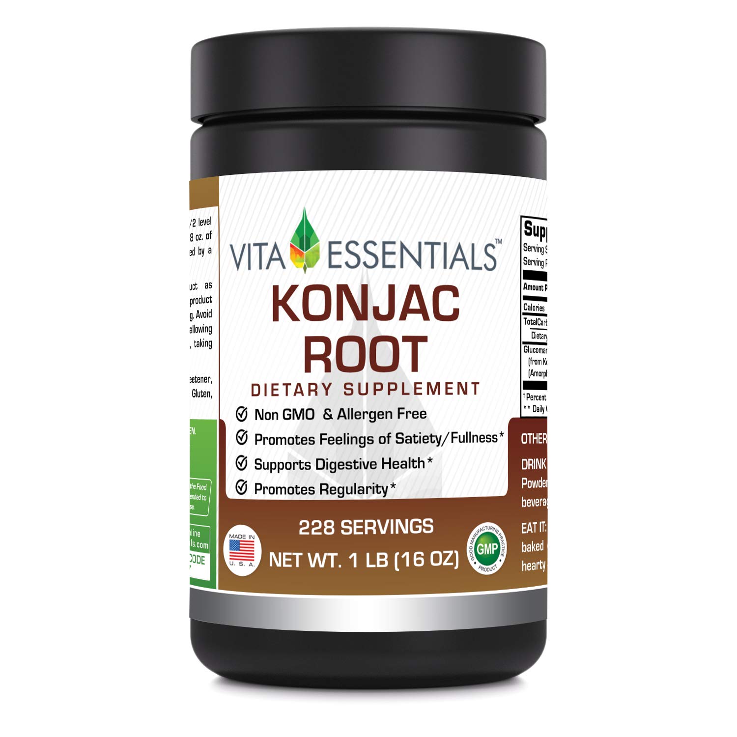 Vita Essentials Konjac Root Powder, 16 Ounce Buy Online in United Arab Emirates at desertcart