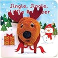 Jingle, Jingle, Little Reindeer Finger Puppet Christmas Board Book Ages 0-4 (Finger Puppet Board Book)