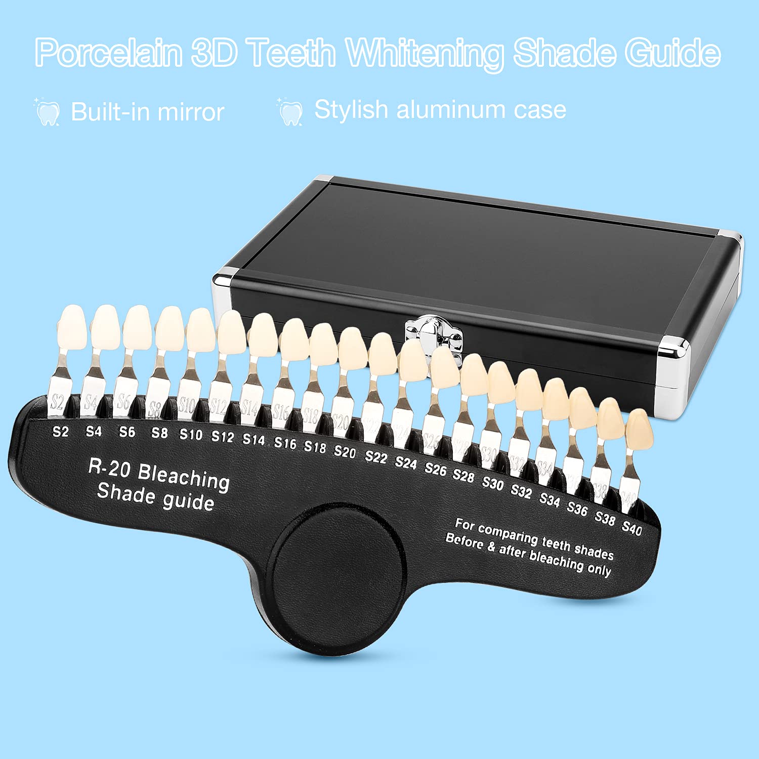 Mua Teeth Whitening Shade Guide - Tooth Bleaching Shade Chart 3D R-20 ...