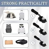 Fuitke 8 Pcs Zipper Pull Replacement Kit, Black Universal Repair Tool view 5