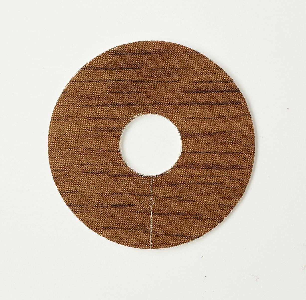 4 x FC23 Rustic Oak Surround for Laminate Flooring Overall Size: 45mm to Suit 15MM Pipes - Laser Cut - EASYFIT - Please use Chart to Select Closest Match