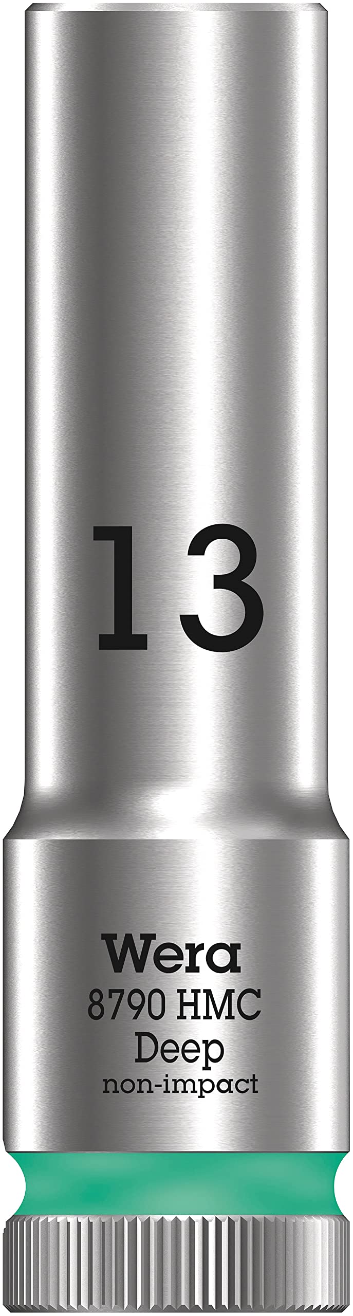 Wera 05004553001 8790 HMC Deep Socket, Turquoise, 13.0 mm