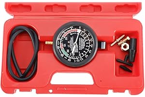 BTSHUB Fuel Pump & Vacuum Tester Gauge Leak Carburetor Pressure Diagnostics Tool Kit