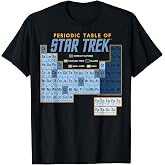 Star Trek Original Series Periodic Table Map Graphic T-Shirt T-Shirt