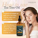 HERBORGANIC Anti-Bacterial Tea Tree Oil 100 ml Organic Antiseptic view 6