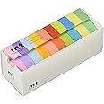Kamoi Processing Paper Masking Tape mt MT10P003R Set of 10 Colors, 0.6 inches (15 mm) x 23.4 ft (7 m), Bright Color 2