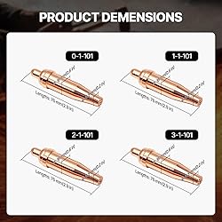 JZWELD 4 Pieces 1-101 Series Acetylene Cutting