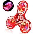 SCIONE LED Fidget Spinners, Light Up Sensory Fidgets Toys for Kids, Glow in The Dark Toy for Kid 4-8-12, ADHD Anxiety Stress Relief Toys for Adults, School Classroom Exchange Gifts for Kids